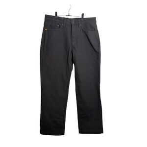 CAT Caterpillar Men's Dark Gray Fleece Lined Canvas Pant 32 x 29